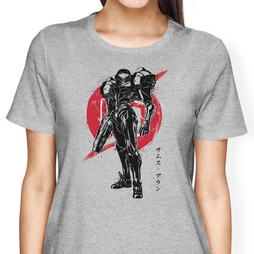 Galactic Bounty Hunter Sumi-e - Women's Apparel