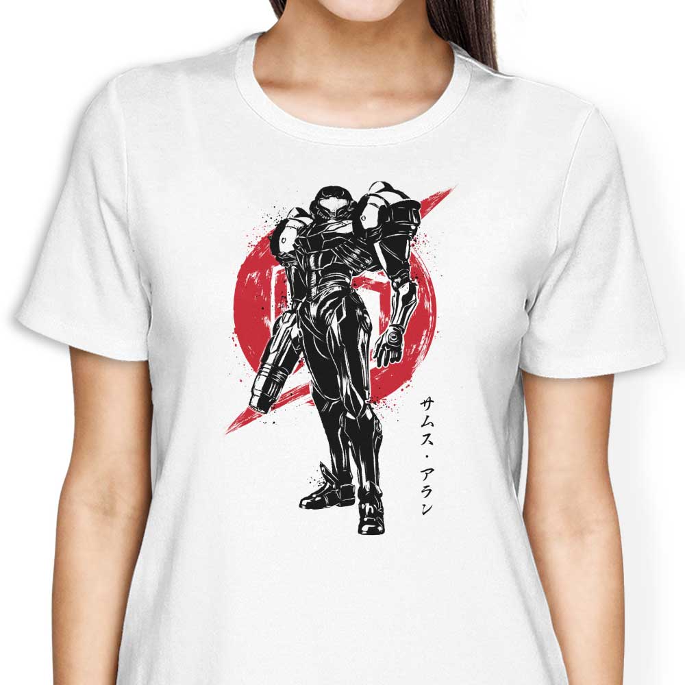Galactic Bounty Hunter Sumi-e - Women's Apparel