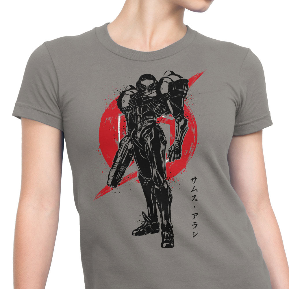 Galactic Bounty Hunter Sumi-e - Women's Apparel