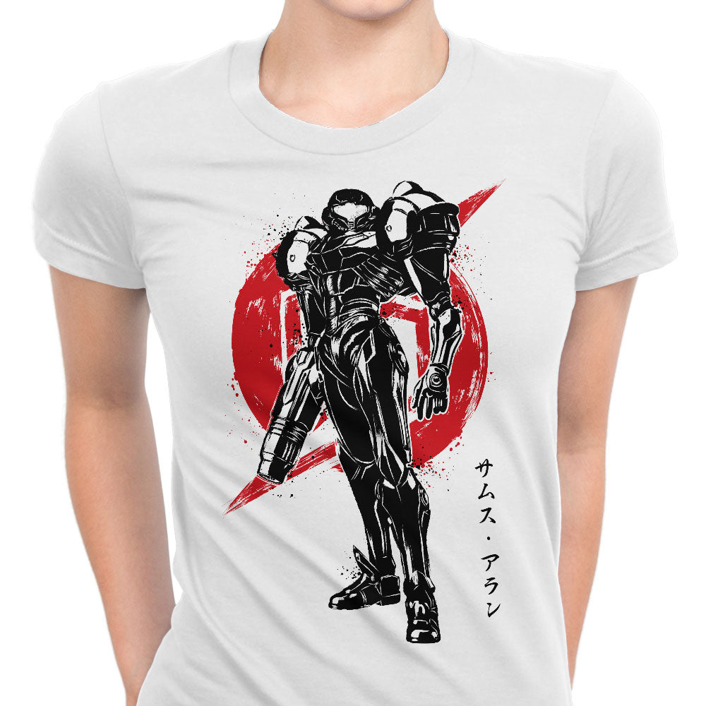 Galactic Bounty Hunter Sumi-e - Women's Apparel