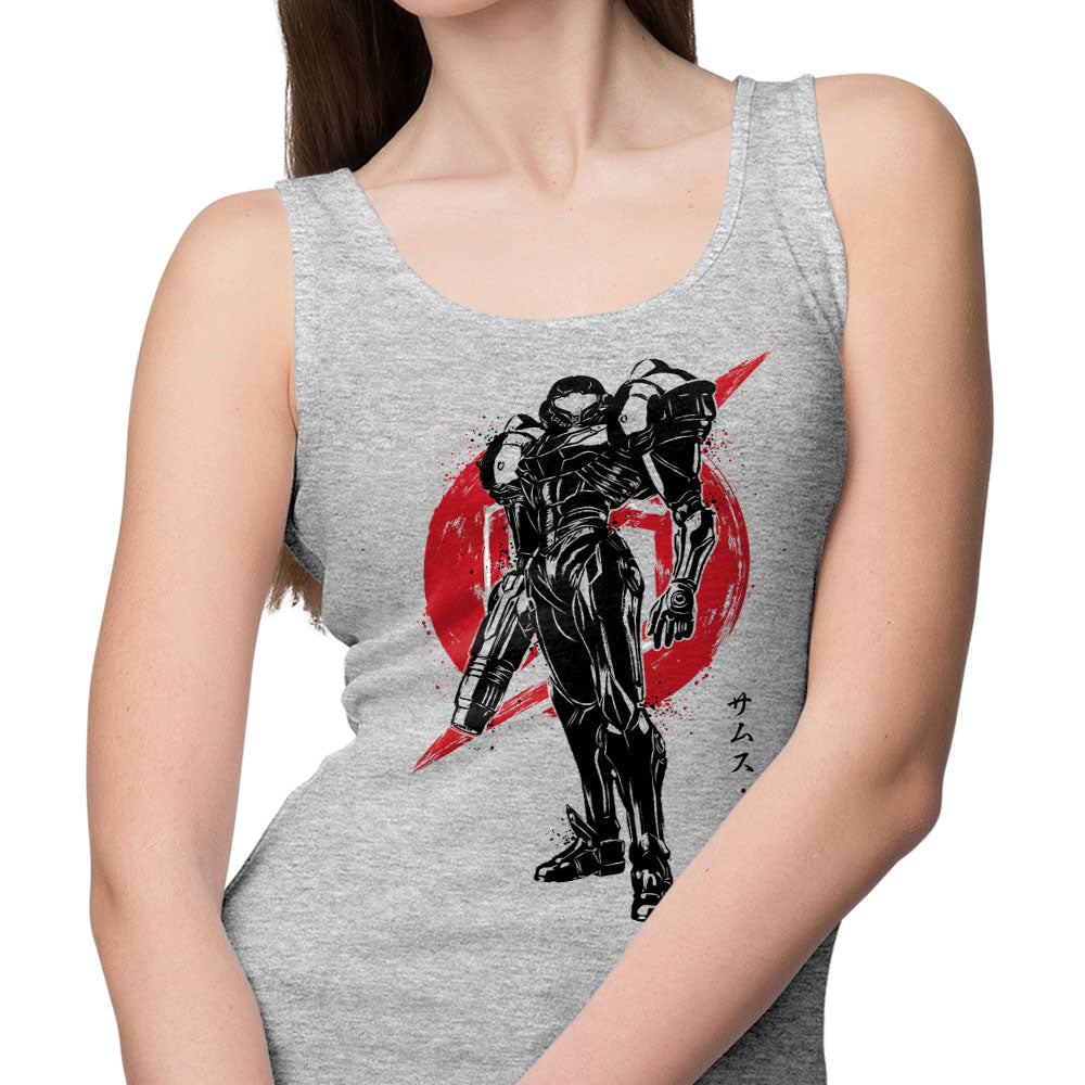 Galactic Bounty Hunter Sumi-e - Tank Top