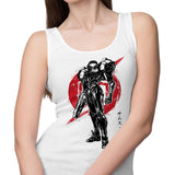 Galactic Bounty Hunter Sumi-e - Tank Top