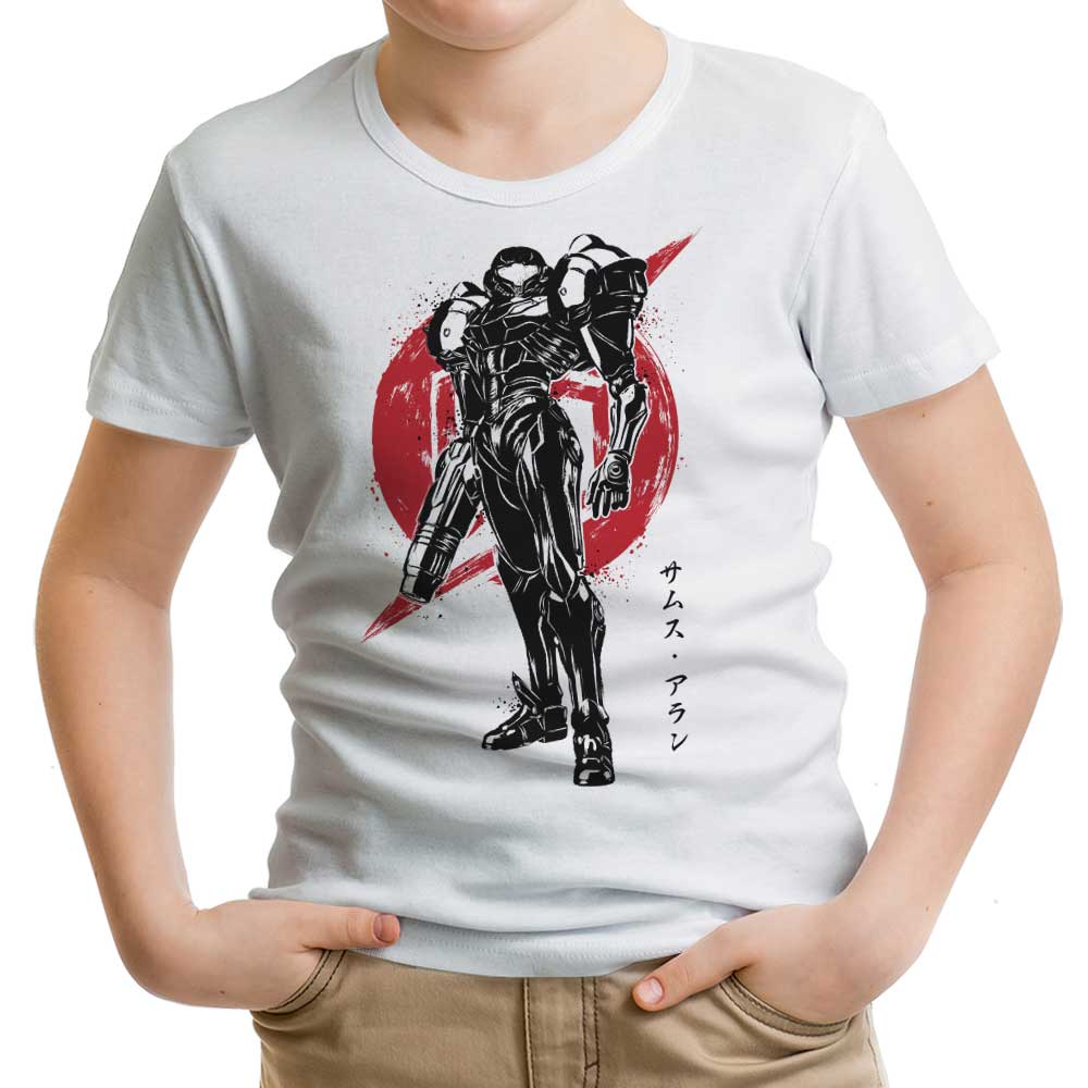 Galactic Bounty Hunter Sumi-e - Youth Apparel