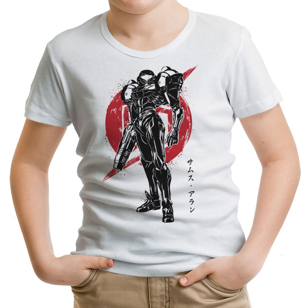 Galactic Bounty Hunter Sumi-e - Youth Apparel