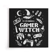 Gamer Witch - Canvas Print
