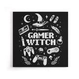 Gamer Witch - Canvas Print