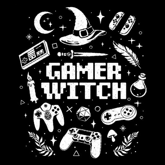 Gamer Witch - Shower Curtain