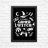 Gamer Witch - Posters & Prints
