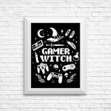 Gamer Witch - Posters & Prints
