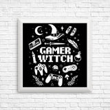 Gamer Witch - Posters & Prints