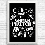 Gamer Witch - Posters & Prints