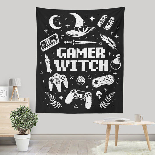 Gamer Witch - Wall Tapestry