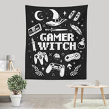 Gamer Witch - Wall Tapestry