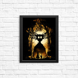 Garden Silhouette - Posters & Prints