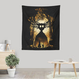 Garden Silhouette - Wall Tapestry