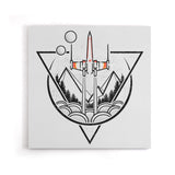 Geometric Wars - Canvas Print