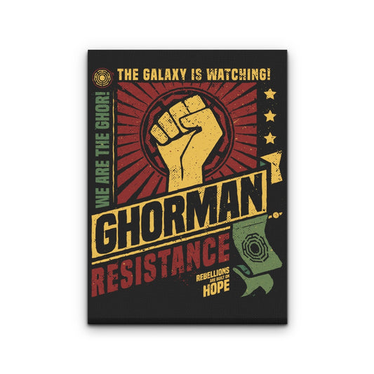 Ghorman Resistance - Canvas Print