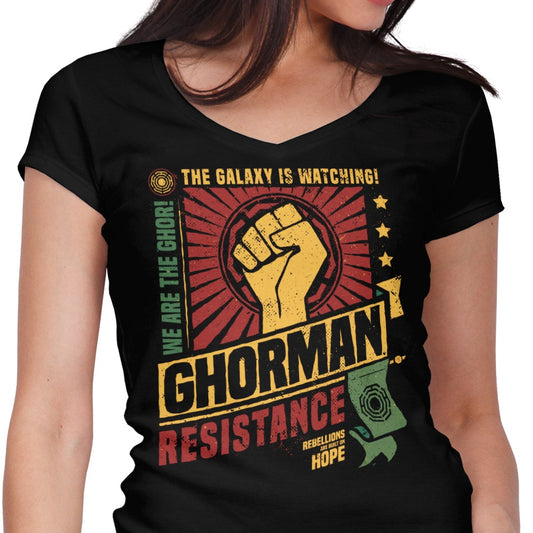 Ghorman Resistance - Women's V-Neck