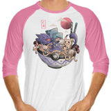 Ghost Bowl - 3/4 Sleeve Raglan T-Shirt