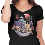 Ghost Bowl - Women's V-Neck