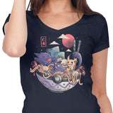 Ghost Bowl - Women's V-Neck