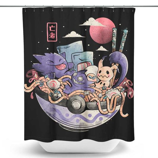 Ghost Bowl - Shower Curtain