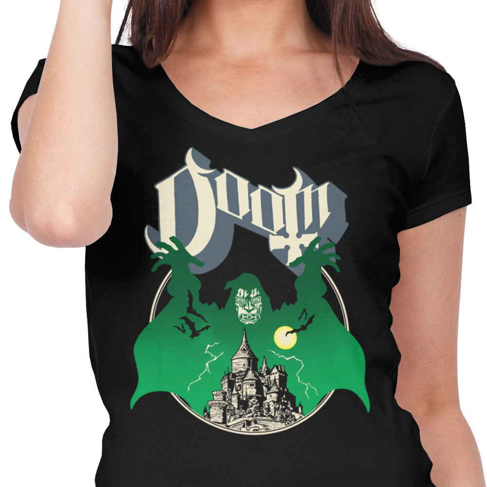 Ghost Doom - Women's V-Neck
