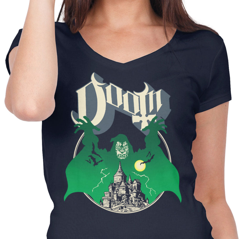 Ghost Doom - Women's V-Neck