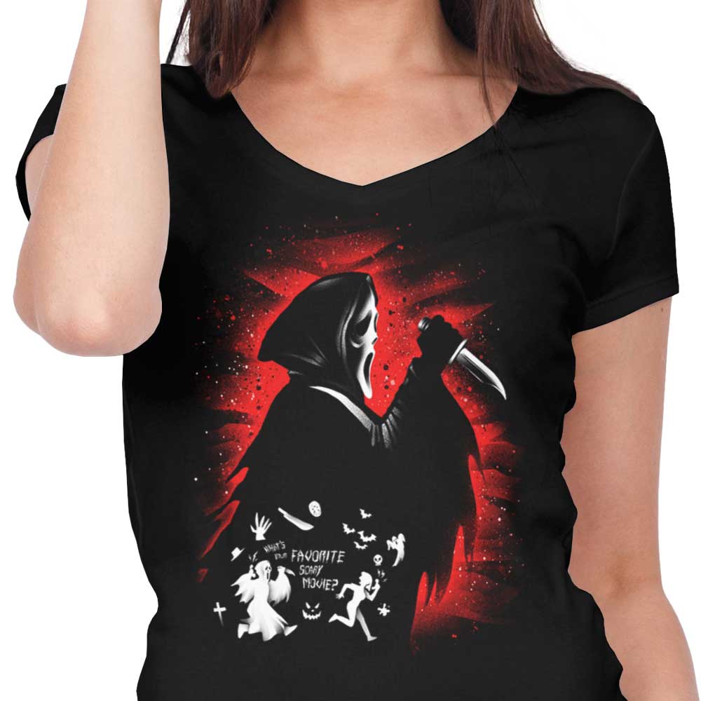 Ghost Face - Women's V-Neck