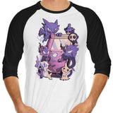 Ghost Game - 3/4 Sleeve Raglan T-Shirt