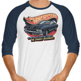 Ghost Hunting Mobile - 3/4 Sleeve Raglan T-Shirt