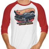 Ghost Hunting Mobile - 3/4 Sleeve Raglan T-Shirt