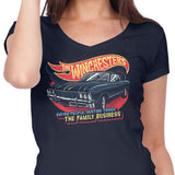 Ghost Hunting Mobile - Women's V-Neck