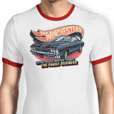 Ghost Hunting Mobile - Ringer T-Shirt