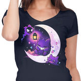 Ghost Moon - Women's V-Neck