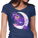 Ghost Moon - Women's V-Neck
