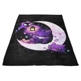 Ghost Moon - Fleece Blanket
