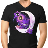 Ghost Moon - Men's V-Neck