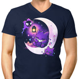 Ghost Moon - Men's V-Neck