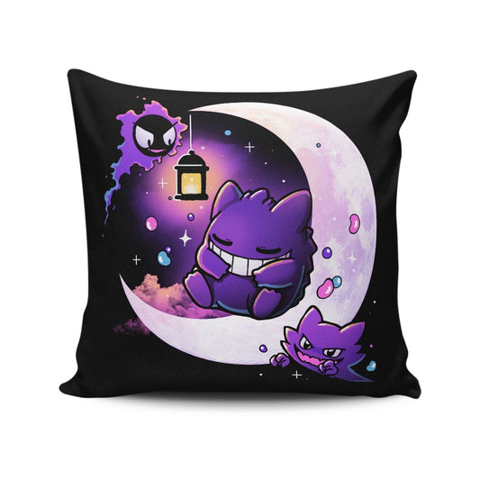 Ghost Moon - Throw Pillow