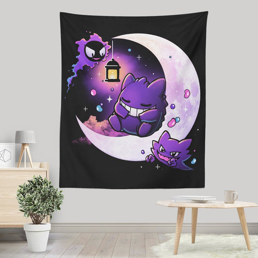 Ghost Moon - Wall Tapestry