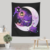 Ghost Moon - Wall Tapestry
