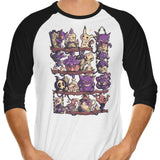 Ghost Shelf - 3/4 Sleeve Raglan T-Shirt
