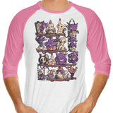 Ghost Shelf - 3/4 Sleeve Raglan T-Shirt