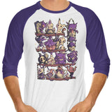 Ghost Shelf - 3/4 Sleeve Raglan T-Shirt