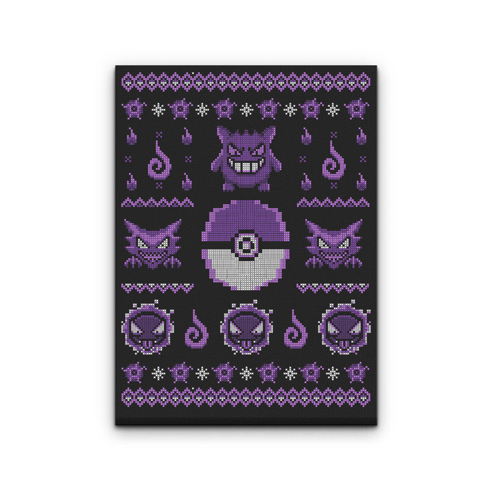 Ghost Trainer Sweater - Canvas Print