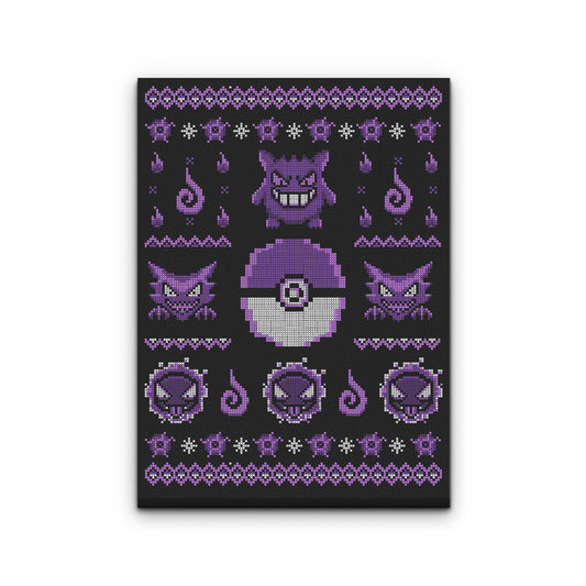 Ghost Trainer Sweater - Canvas Print