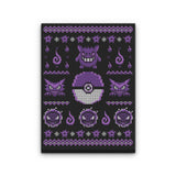 Ghost Trainer Sweater - Canvas Print