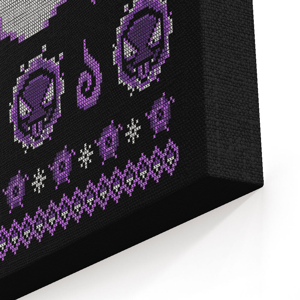 Ghost Trainer Sweater - Canvas Print