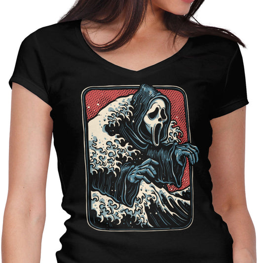 Ghost Wave - Women's V-Neck